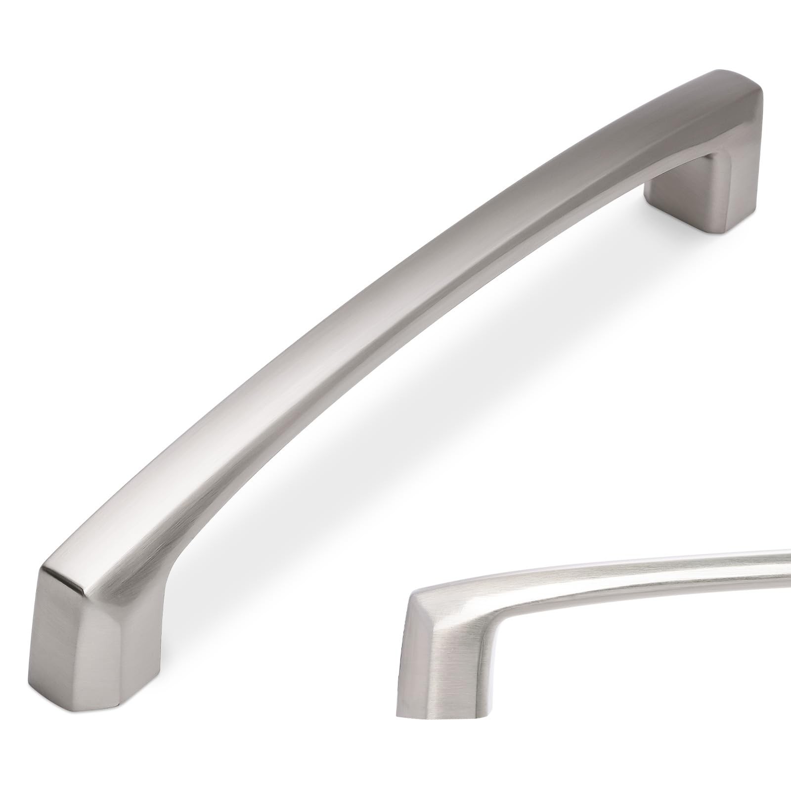BUKOBYHE 10 Pack 5 Inch Kitchen 5'' Hole Center(128mm), Brushed Satin Nickel gallery