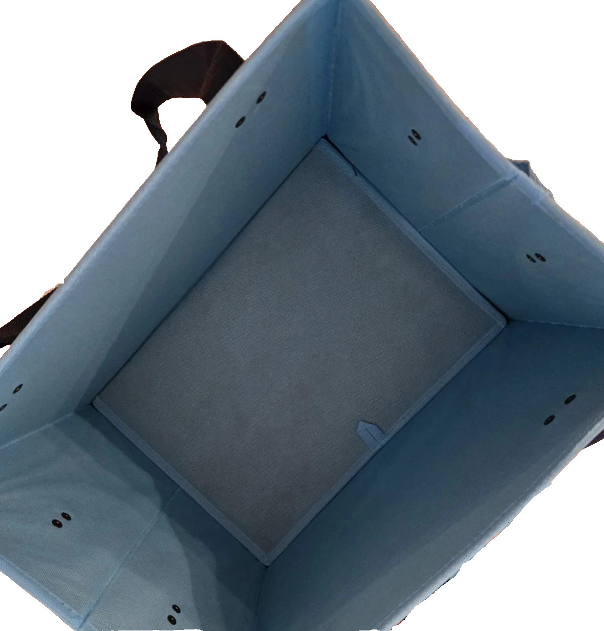 ALDI Shopping Box Bag Collapsible 14x10x11" Blue Navy 1PC gallery