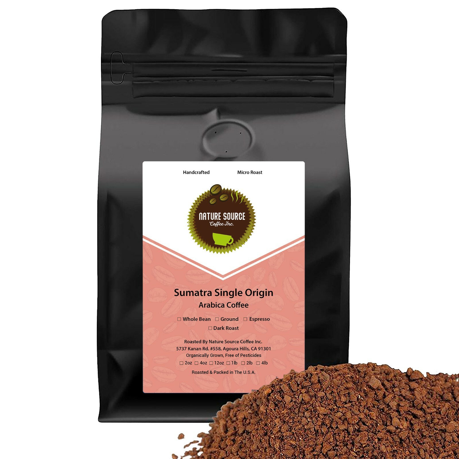 Sumatra Dark Roast | Single Origin | Organic | California Fresh Roasted gallery