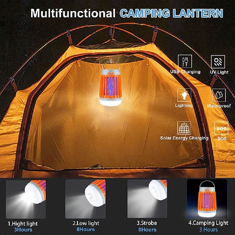 Fuze Bug Lantern Bug Zapper Indoor Outdoor Mosquito Fly Killer with LED Lantern gallery