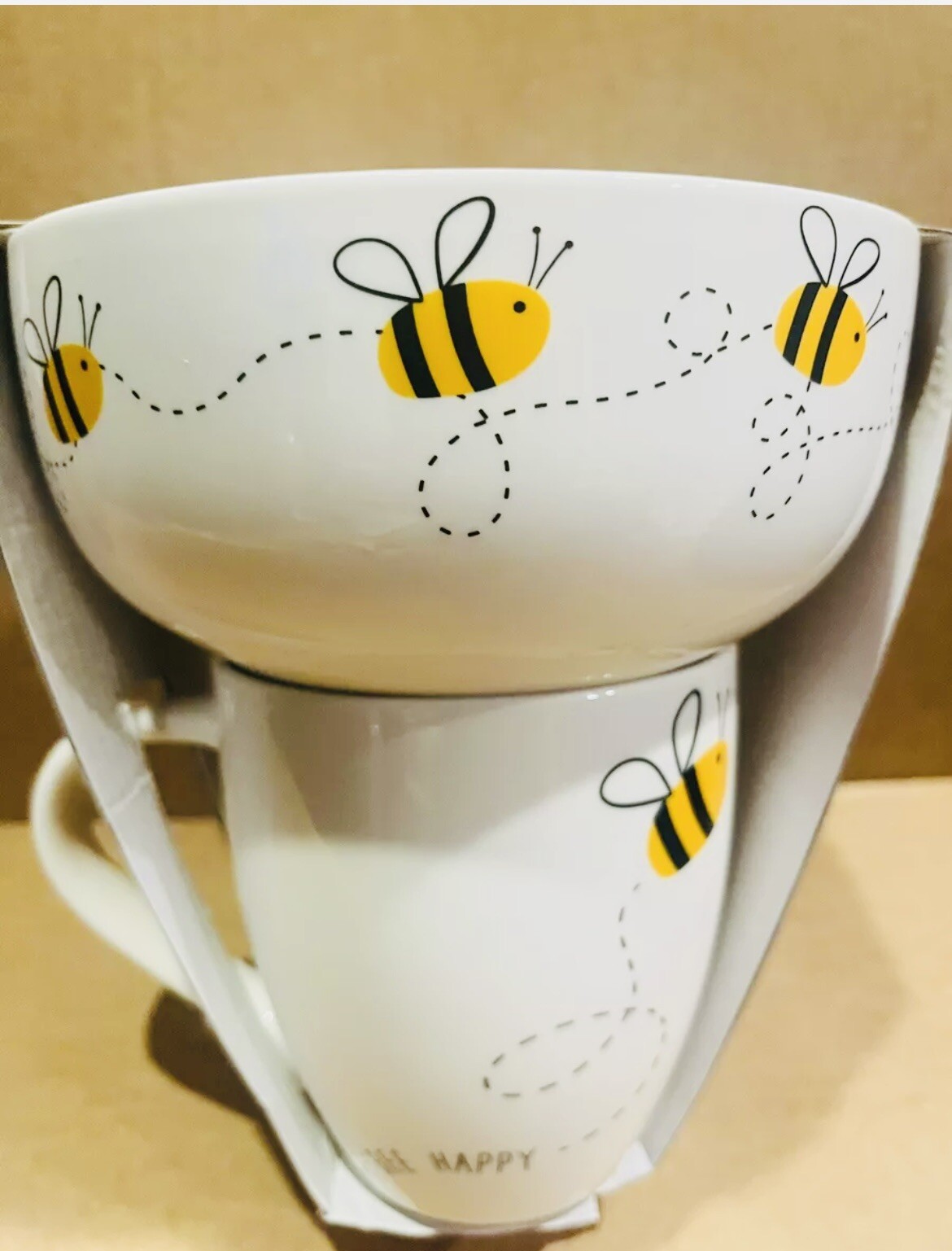 BEE HAPPY MUG & BOWL SET gallery