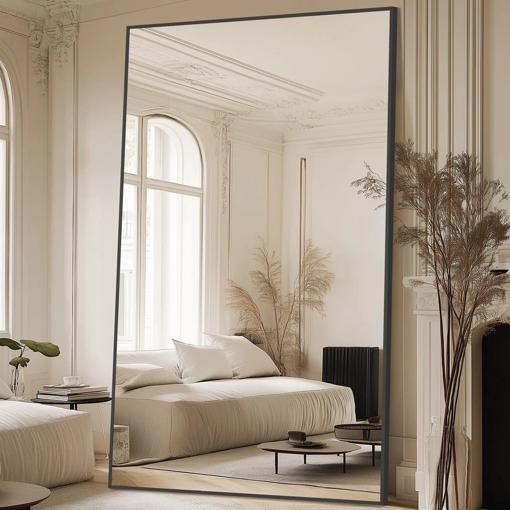 44"x72" Oversized Floor Mirror, Freestanding, Large Full Body Mirror for Bedr... gallery