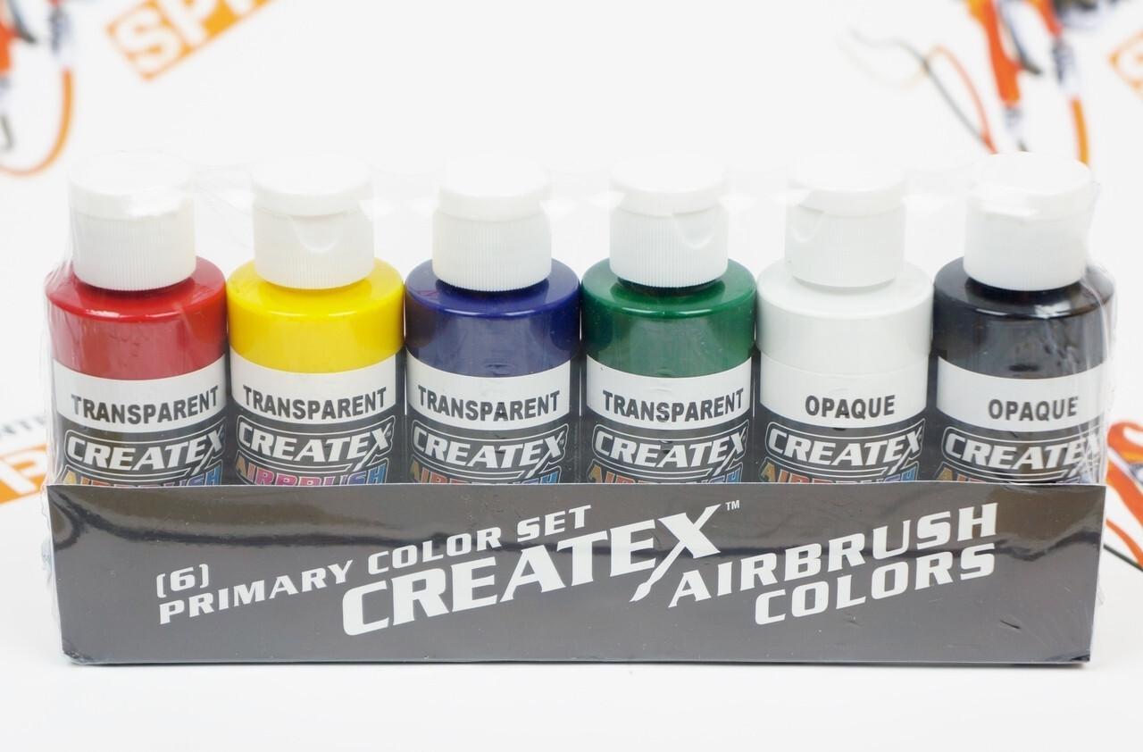Primary Createx Airbrush Colors Set gallery