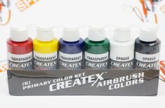 Primary Createx Airbrush Colors Set