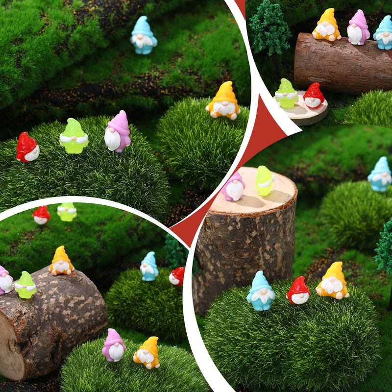 100 Pcs Mini Gnomes Tiny Figures Miniature Gnomes Bulk Miniature Figurines Mi... gallery
