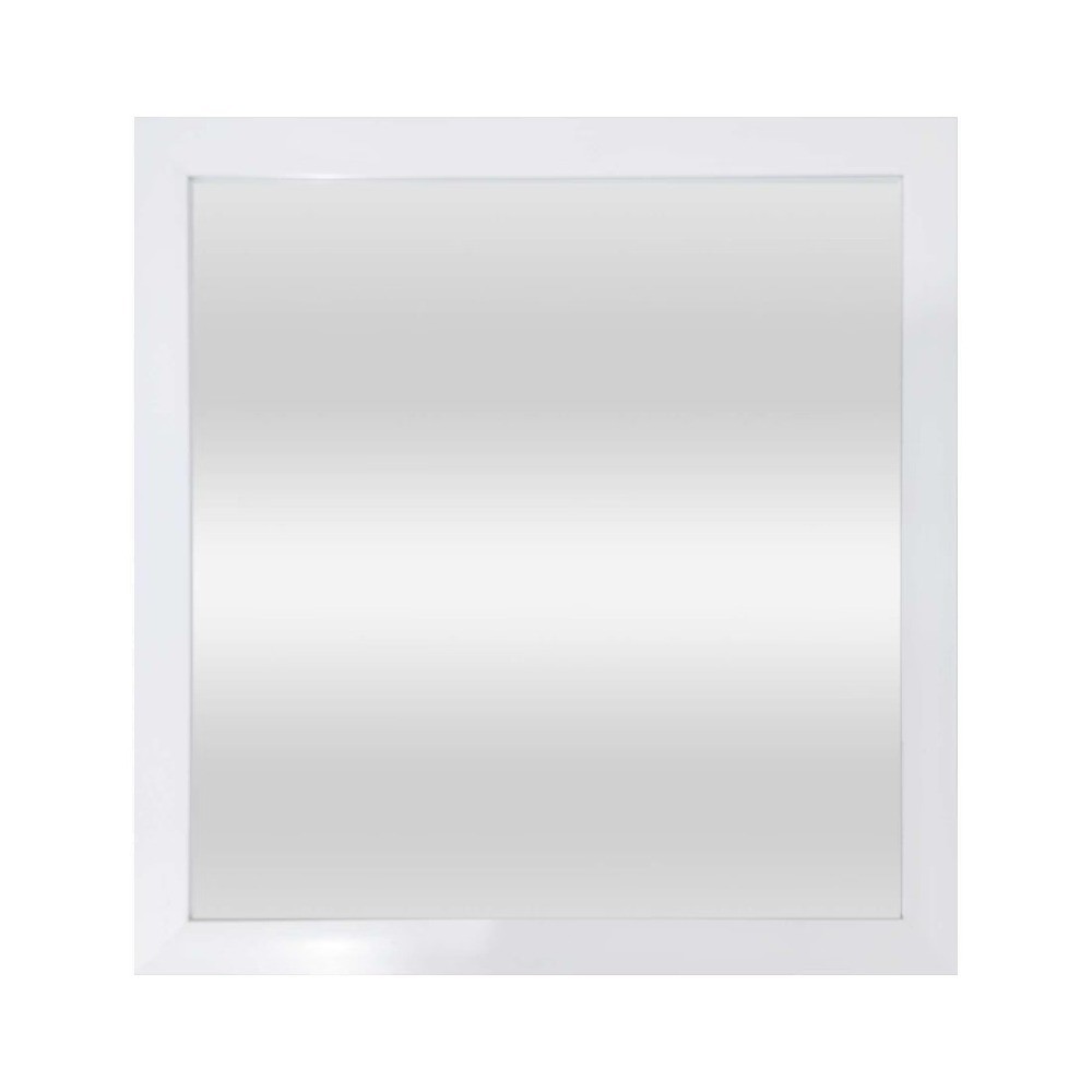 16x16 Inch White Framed Small Decorative Wall Mirror for Bathroom Living Room gallery