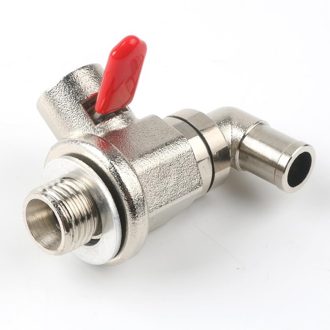 Oil Drain Valve with removable L-Shape Hose End Combo 14mm-1.5 gallery