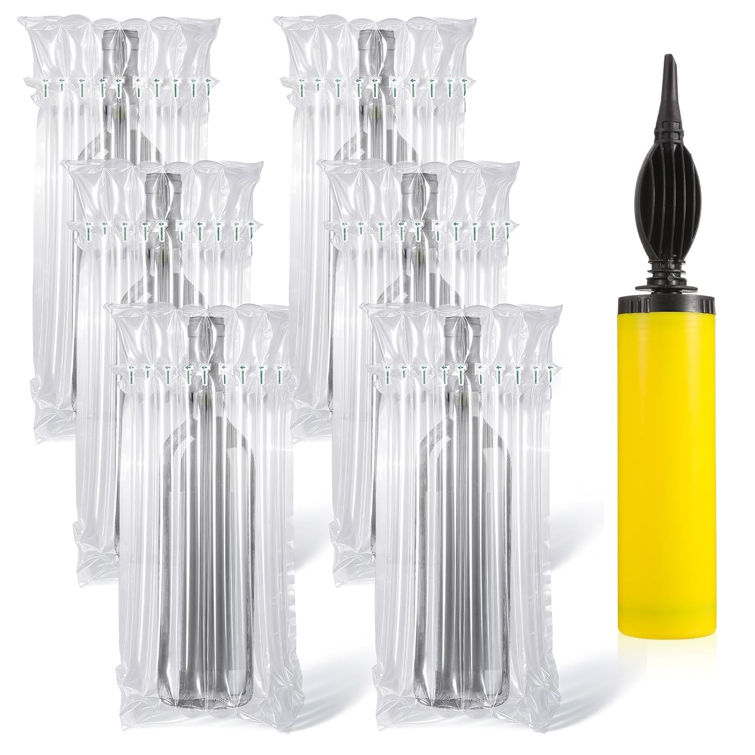 Wine Bottle Protector Bag 50 Pack Inflatable Air Column Packaging Travel Bag gallery