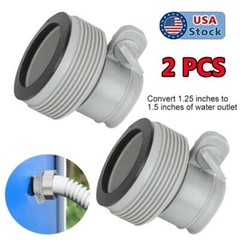 2 PCS For Replacement Intex Hose Adapter Pool Filter Pump Conversion Fitting NEW