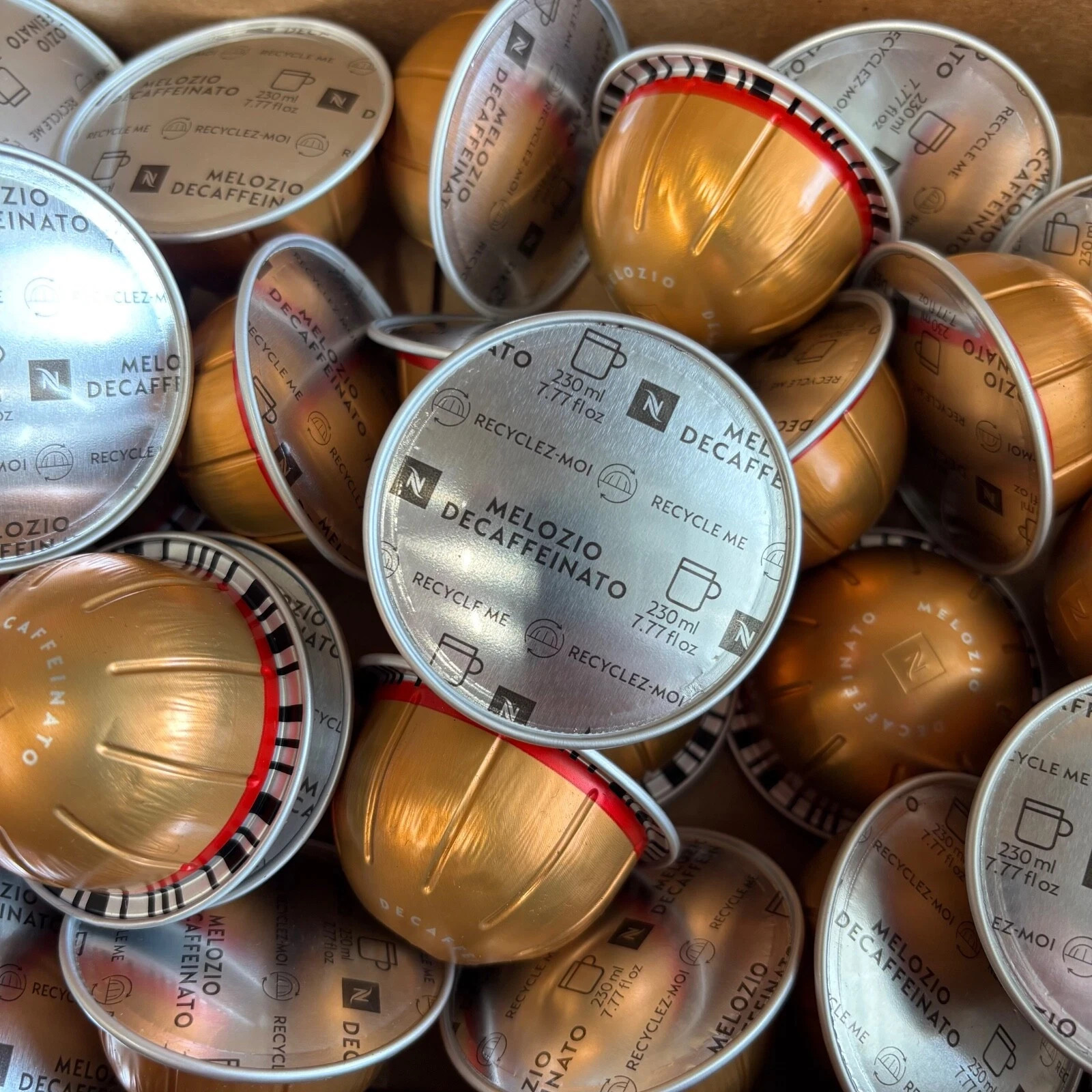 Nespresso Vertuo, Melozio Decaffeinato, Medium Roast Coffee Pods, 50-Ct BULK gallery
