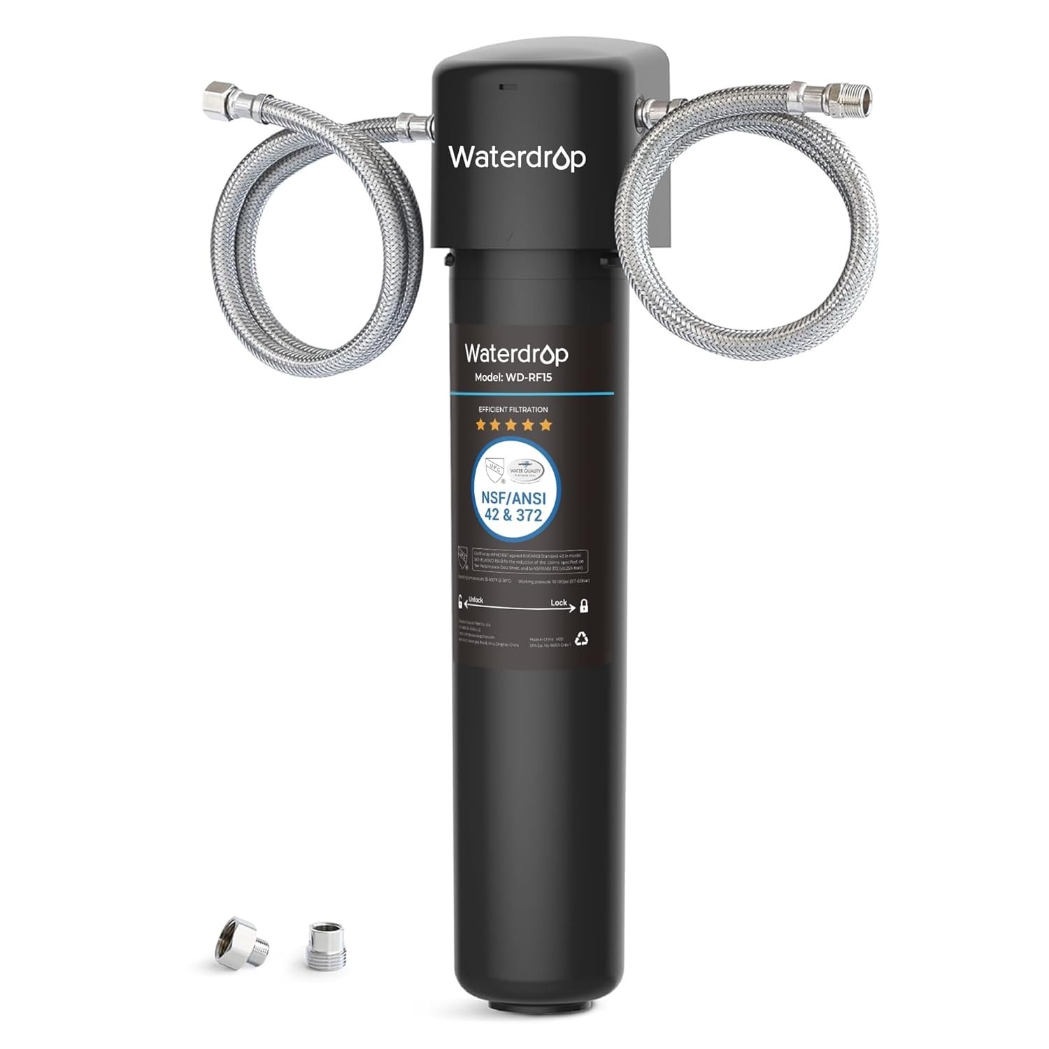 Waterdrop 15UA Under Sink Water Filter System Reduces Lead Chlorine 16K Gallons gallery