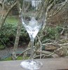 3 ROGASKA RGS 17 CRYSTAL WINE GLASSES 7 3/4 inches high no trim gallery