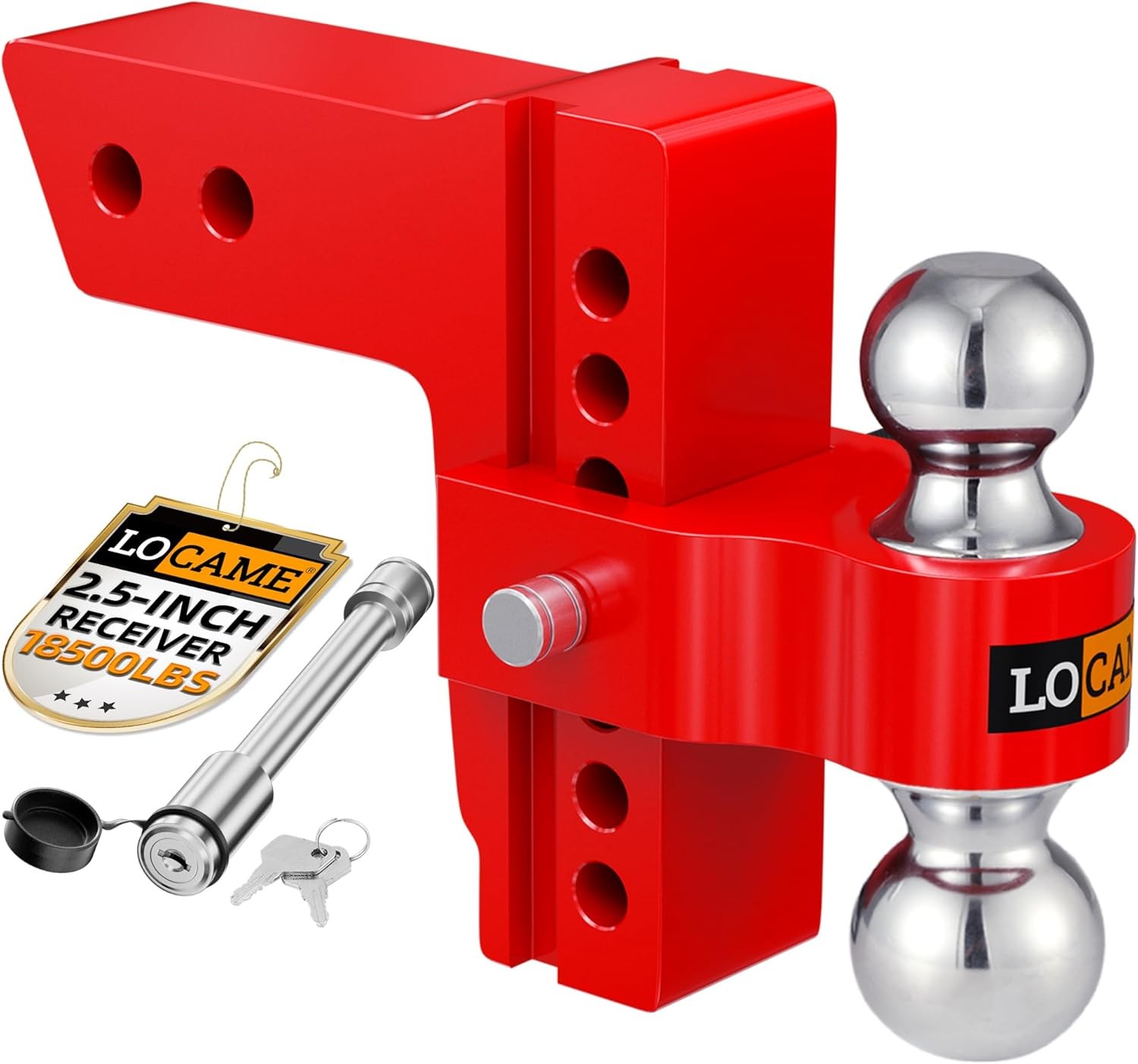 Aluminum Drop Hitch For 2.5 Inch Receiver 18500 LBS LOCAME gallery