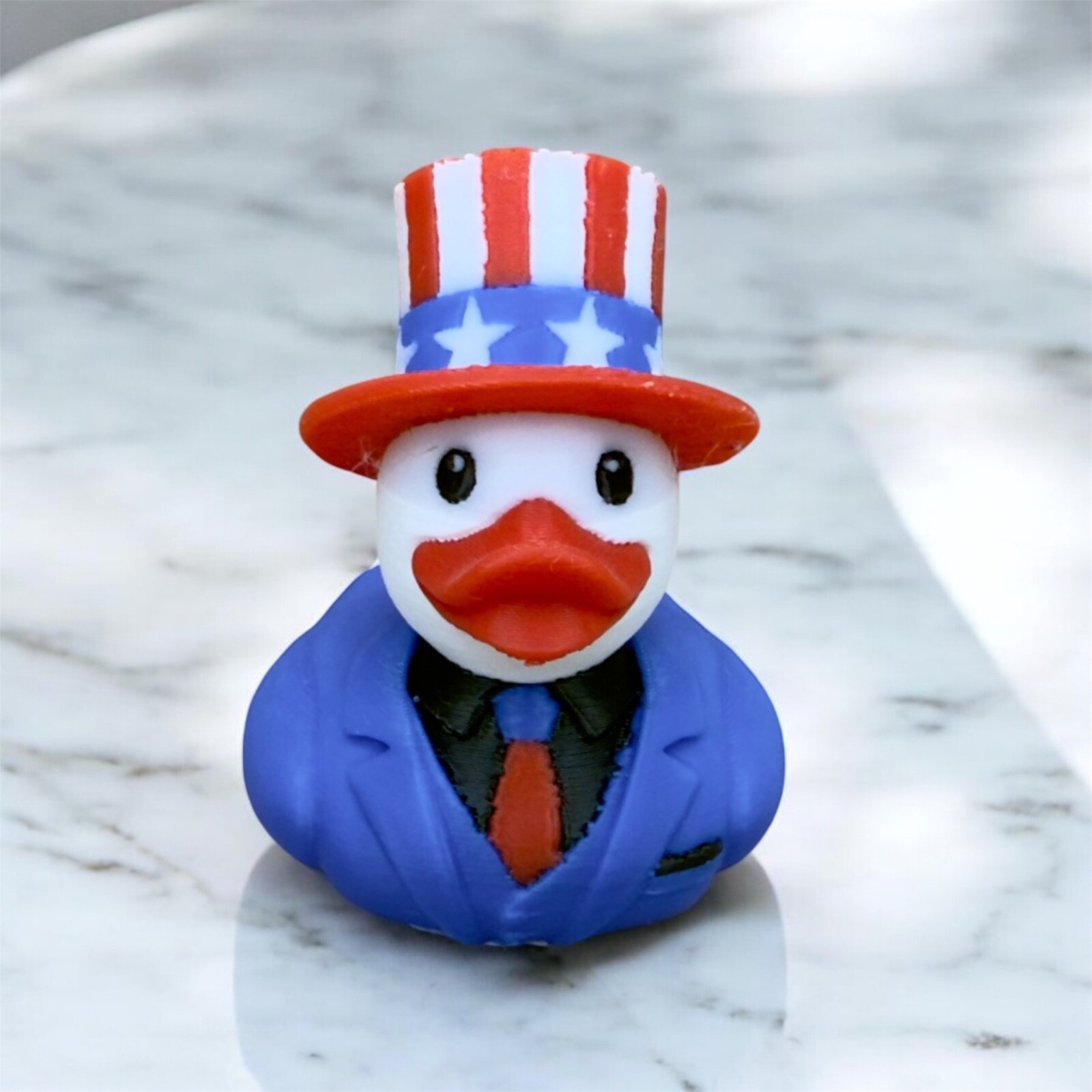 Patriotic Duck Figurines – Uncle Sam, Bald & Waving Eagle | Jeep Cruise 4th July gallery