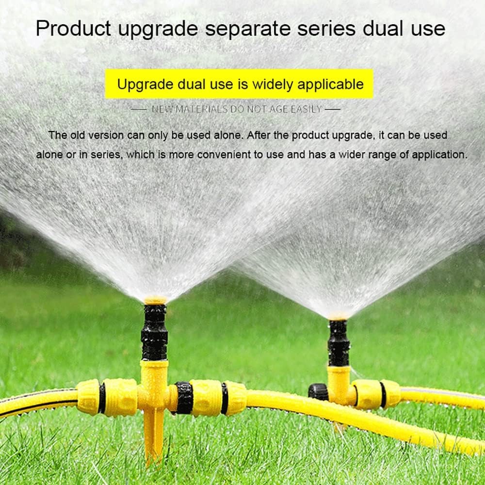 360° Rotation Auto Irrigation System Garden Lawn Sprinkler Patio, 5 Pcs gallery