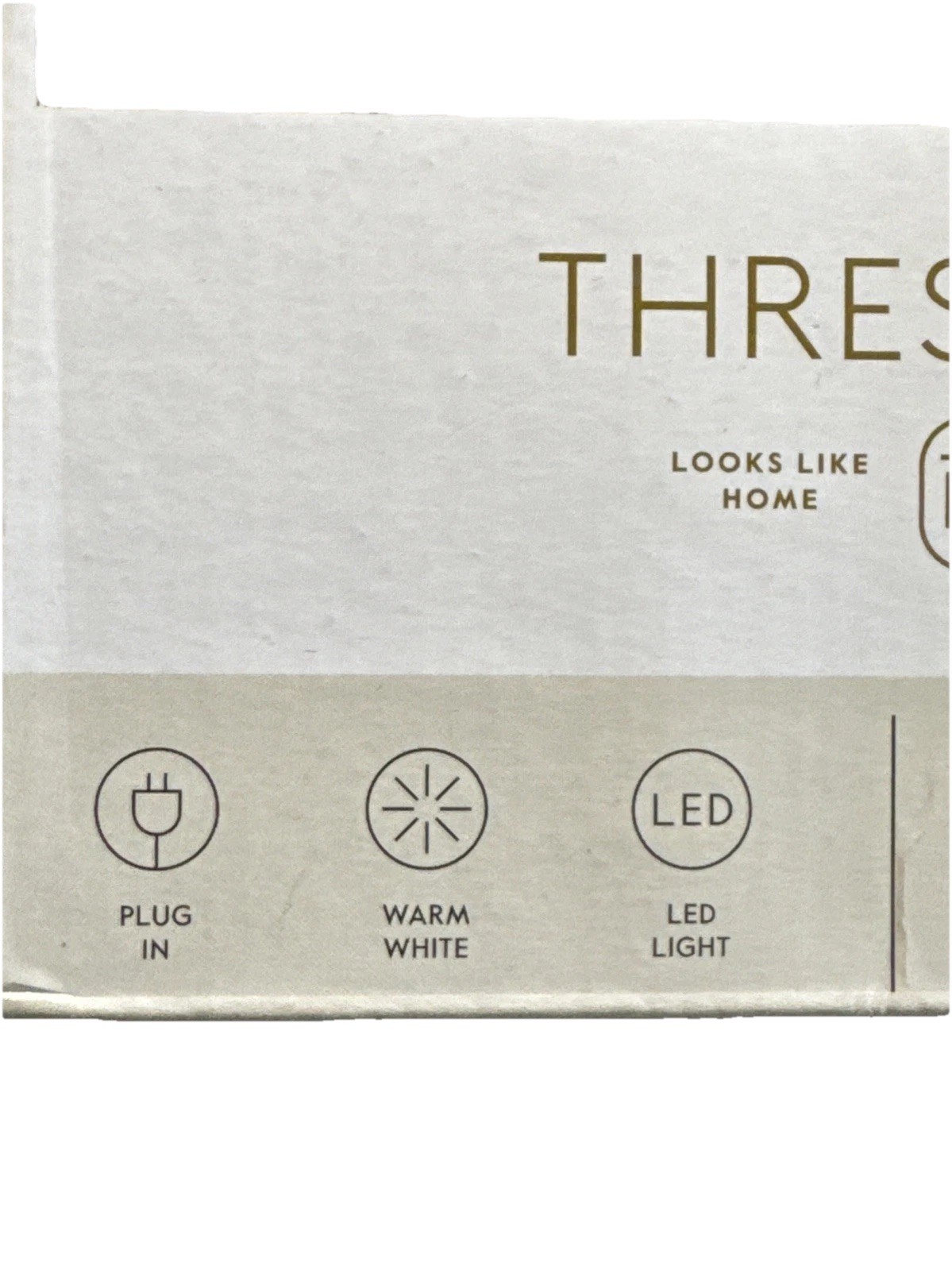 Threshold LED String Lights 21FT Indoor Outdoor Plug In Warm White 100 LED New gallery