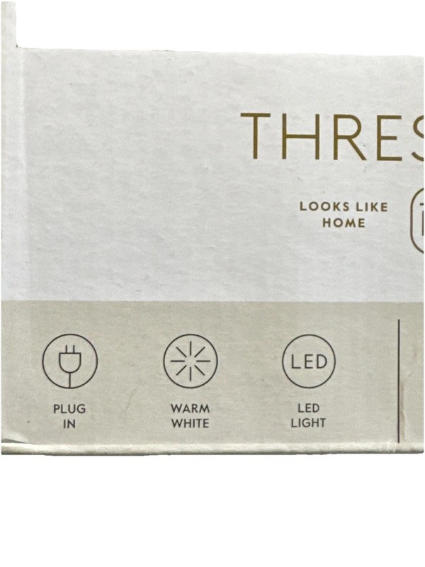 Threshold LED String Lights 21FT Indoor Outdoor Plug In Warm White 100 LED New gallery