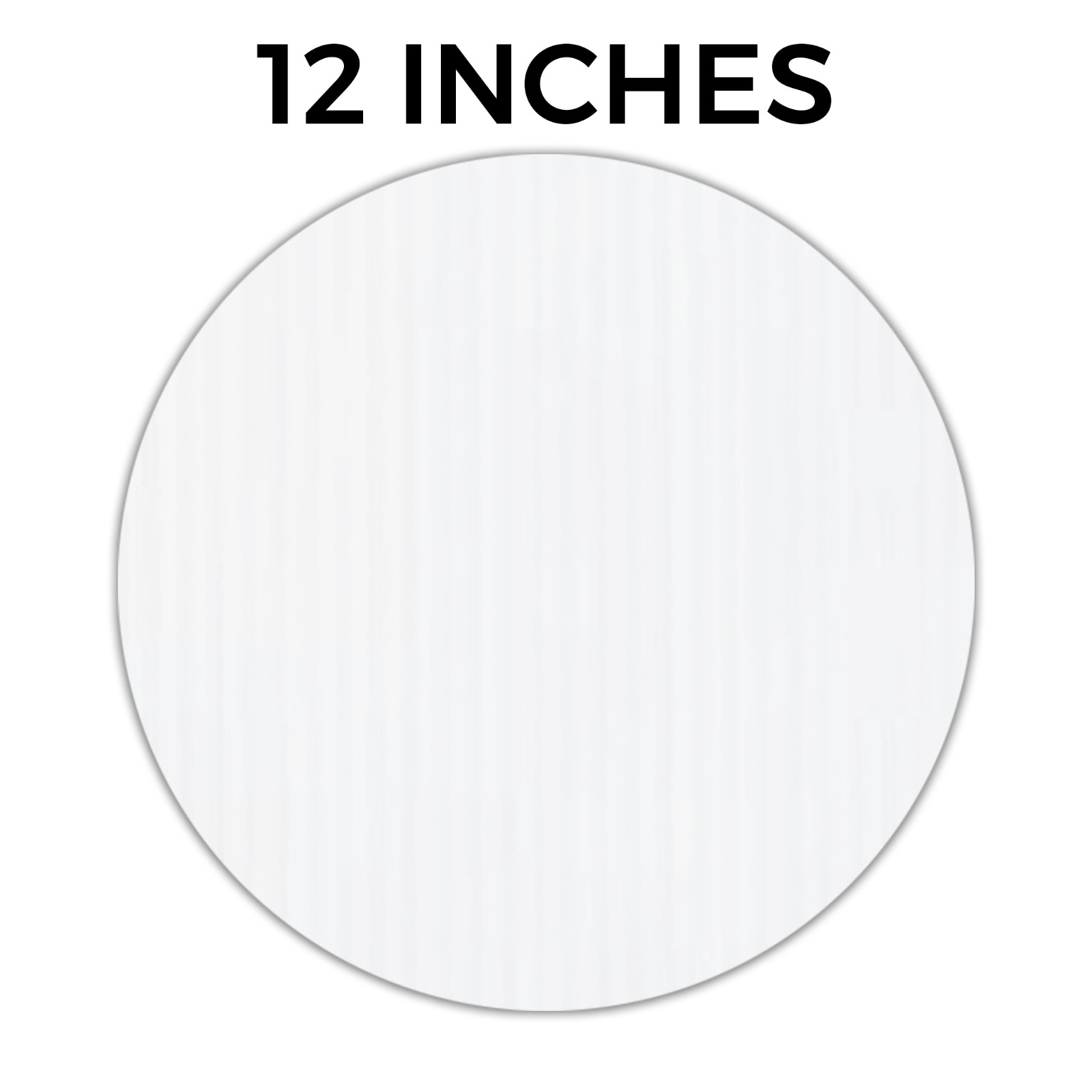 12 Inch Circle Rounds, Corrugated Plastic, Set of 12 gallery