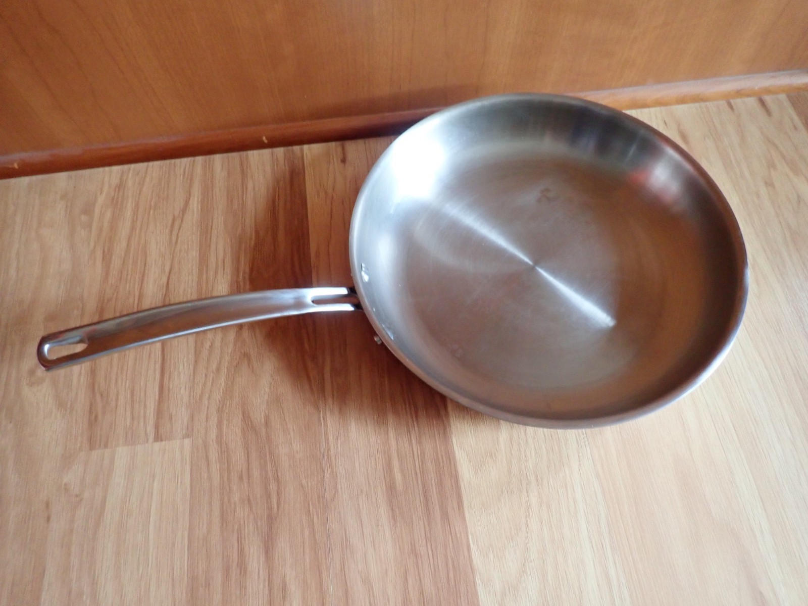 Kirkland Professional Stainless Steel Copper Core Cookware 12" Skillet Fry Pan gallery