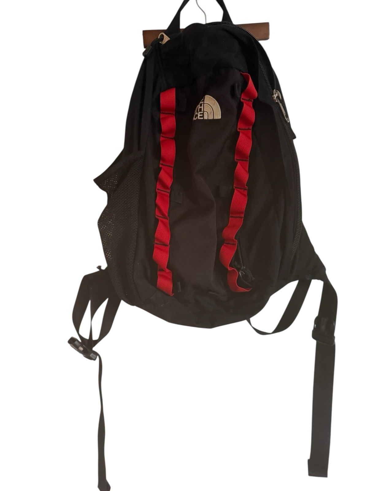 The North Face Black & Red Backpack