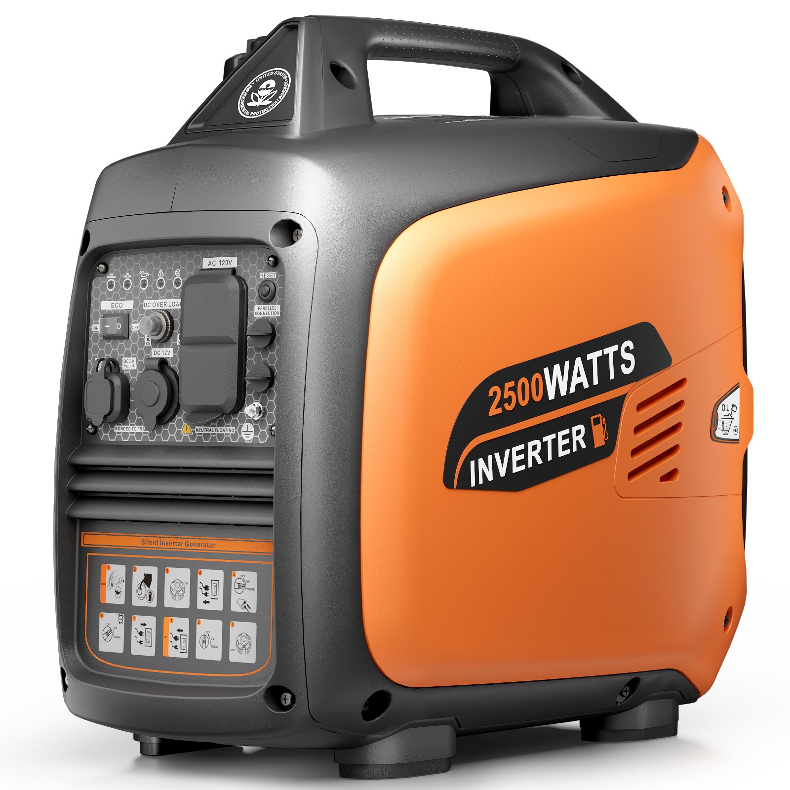 Efurden Gasoline Inverter Generator Portable 2500W 2800W 4300W 4800W Generator gallery
