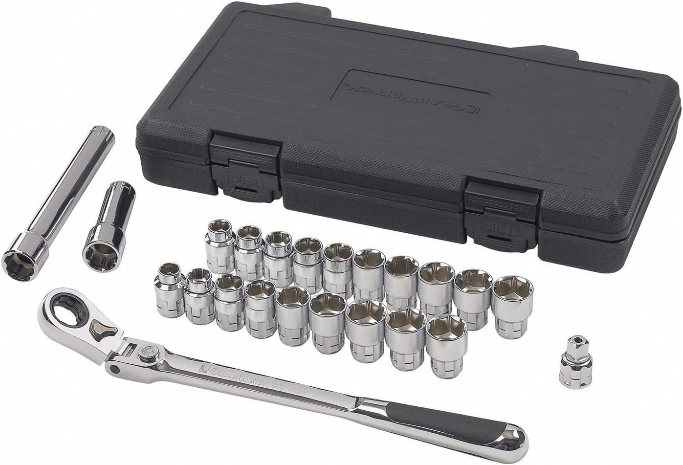 GEARWRENCH 893823 - 23 Piece 3/8" Drive 6 Point Standard SAE/Metric Tool Set gallery
