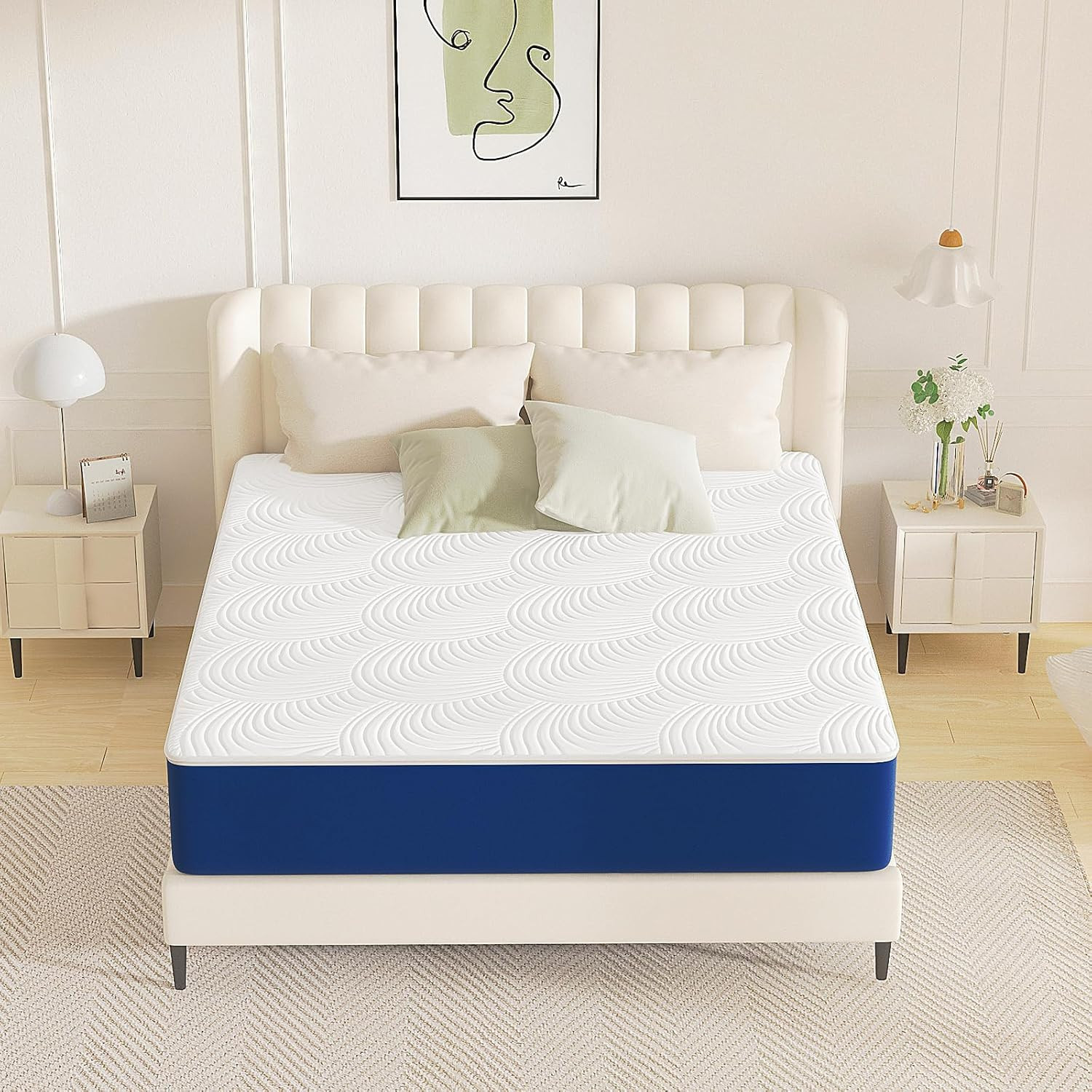 12" Queen Mattress - Cooling Memory Foam, Firm Support & Washable Cover gallery