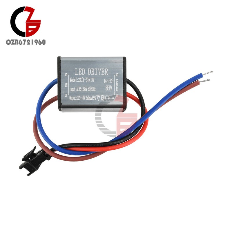 LED Driver 1-24W Adapter Transformer AC85V-265V 250mA Waterproof Power Supply gallery