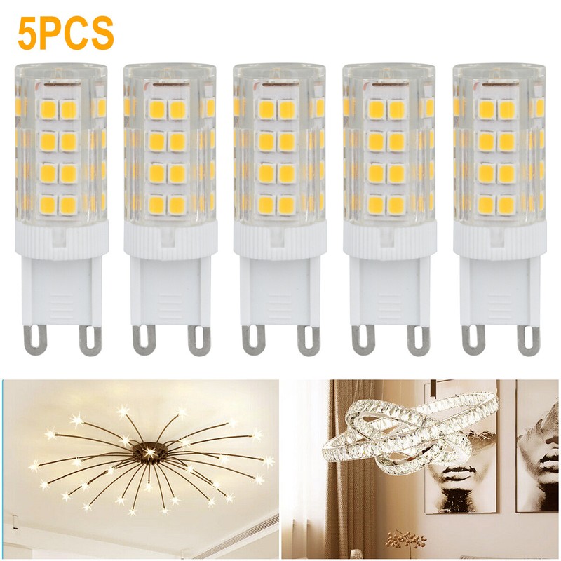 5PCS G9 White Halogen LED Corn Bulb Lamp 2835 51-SMD Daylight Home Light 6000K/* gallery