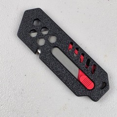 Compact Retractable Utility Knife Box Cutter Razor 3D Printed – EDC (4 Pack)
