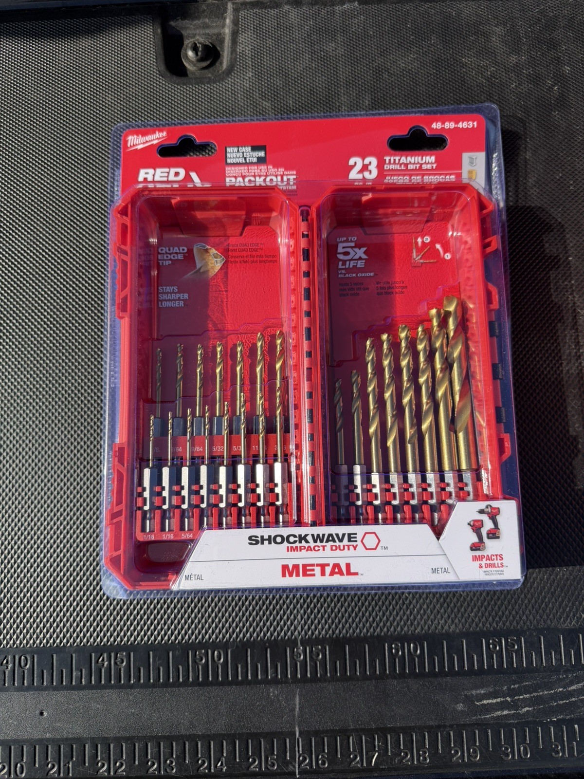New Milwaukee Shockwave 23-Pc Titanium Drill Bit Set 48-89-4631 gallery