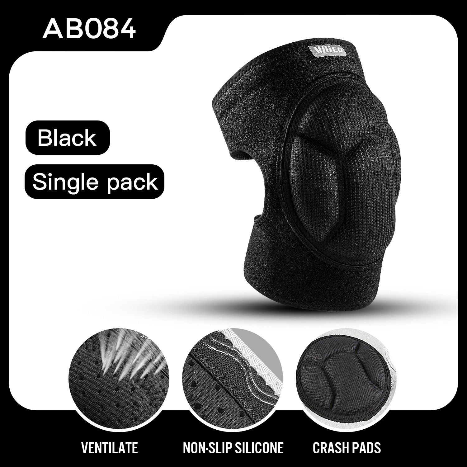 1/2 PCS Knee Pads Basketball Running Sports Knee Protection Anti Slip Knee Pads gallery