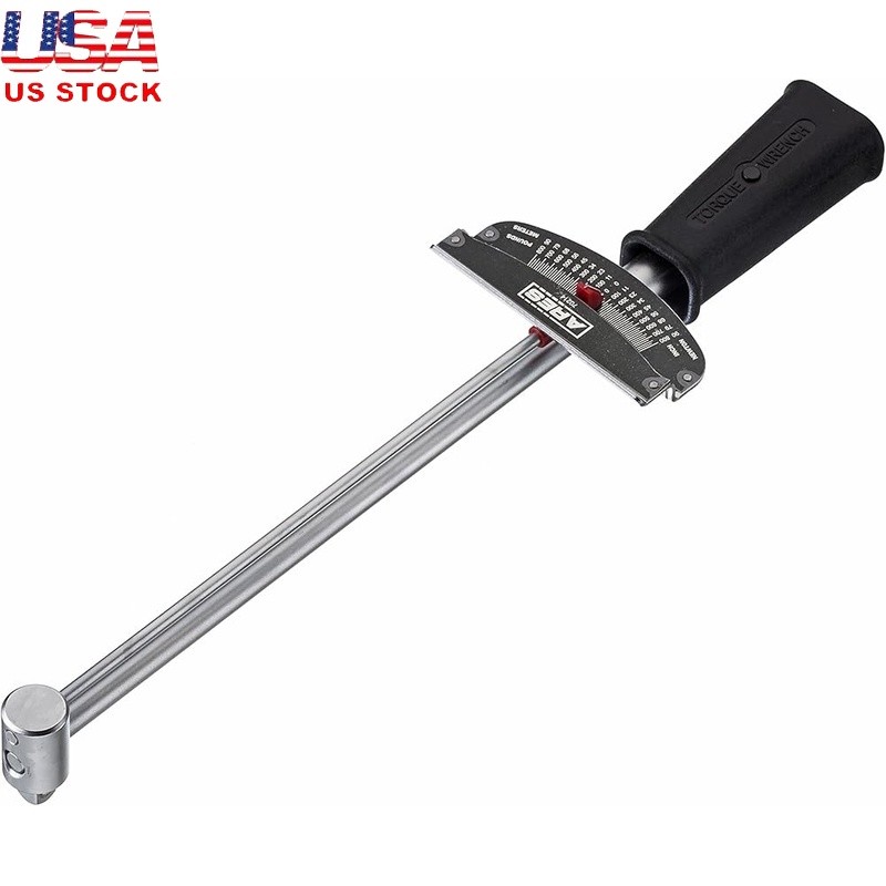 3/8 Inch Drive Beam Torque Wrench 0-800 in lb 0-90 Nm High Accuracy Tool New gallery