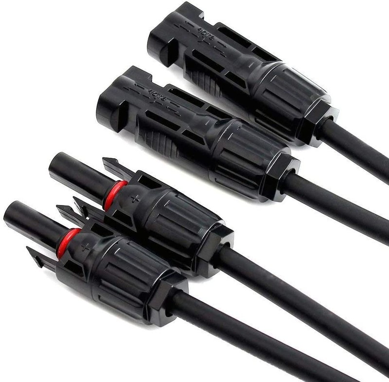 Solar Panel Cable Connection Y T Branch Connector M/F Wire Plug Adapter IP67 gallery