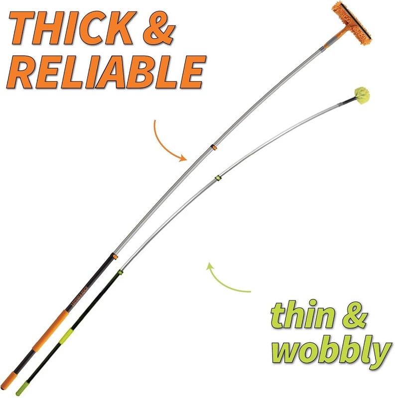 5-24ft Window Washing Kit with Extension Pole (30+ Foot Reach) // Window Clea... gallery
