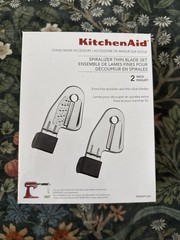 KitchenAid Accessory Thin Blade Set For Spiralizer Attachment Stand Mixer New