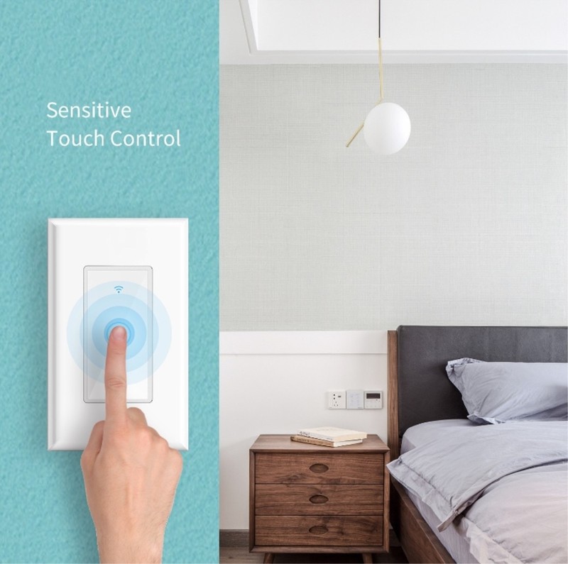 Smart Wifi Light Switch 2-Pack Works with Alexa Google Home Android IOS IFTTT gallery