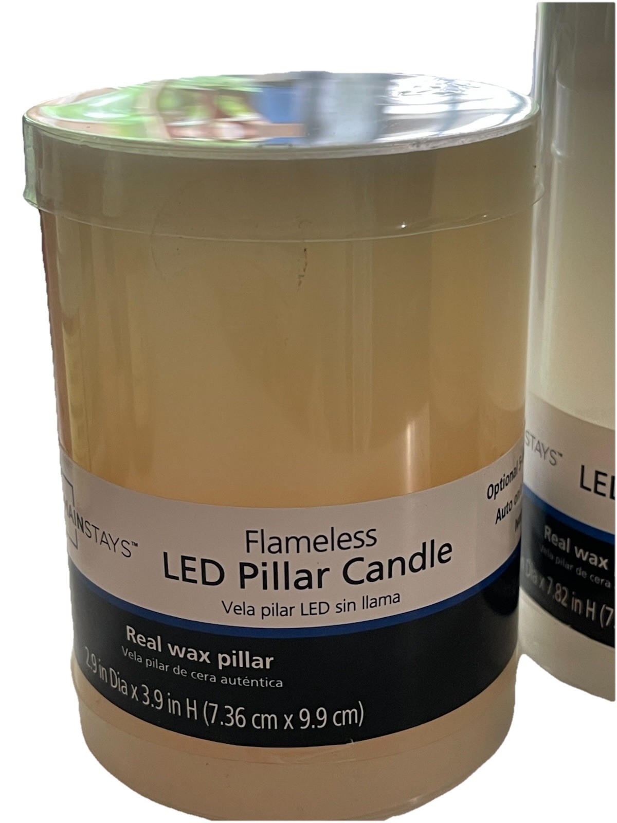 Mainstays Unscented Flameless LED Pillar Candle, gallery