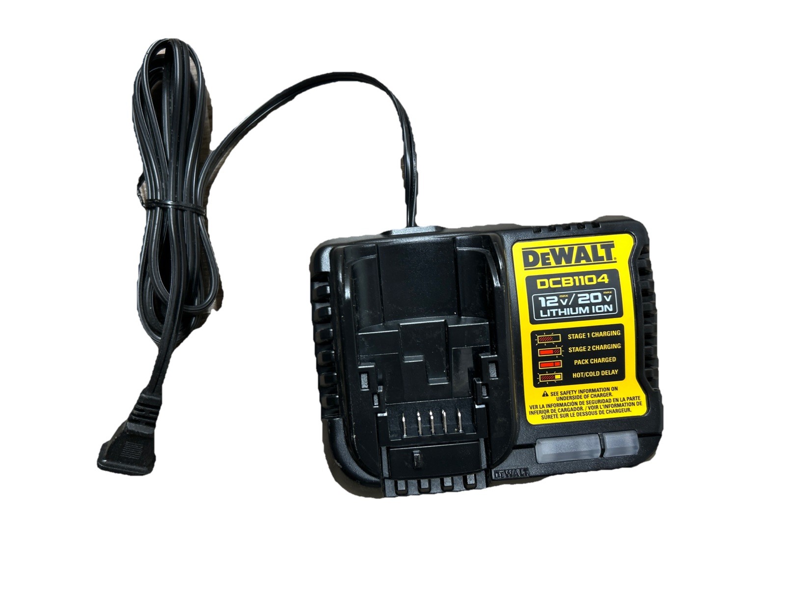 (DCB1104) DeWalt 12V/20V/60V MAX Li-Ion 4 Amp Fast Battery Charger gallery
