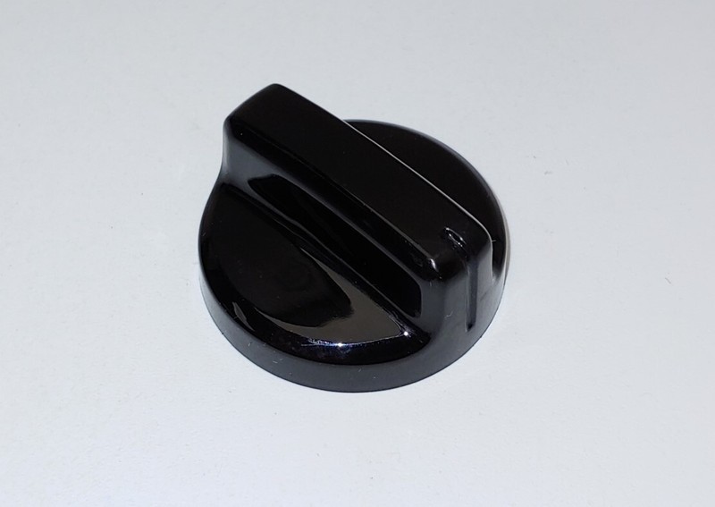 1/4" D Shaft 0.25" Replacement Switch Knob 1.3" OD Black Marker Line Plastic gallery