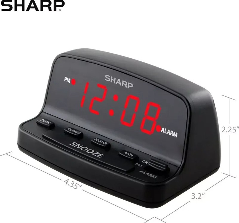 Super Extremely Extra Loud Alarm Clock for Very Heavy Sleeper Battery Backup NEW gallery
