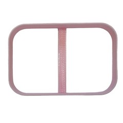CURVED RECTANGLE FRAME SHAPE COOKIE CUTTER MADE IN USA PR5156