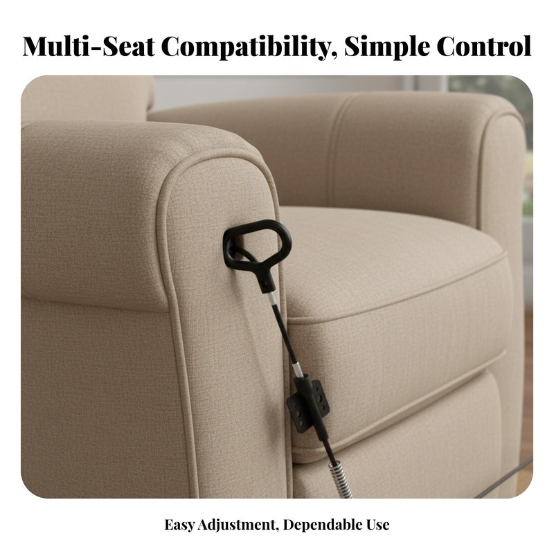 Recliners Pull Cable D Ring Handle Easy to Install Gadget Spring Release Sturdy gallery