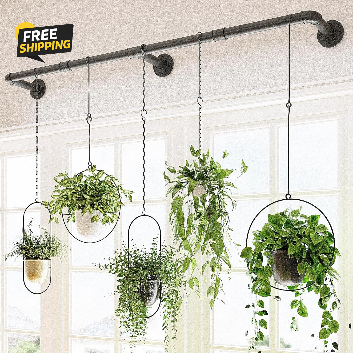 Window Plant Hanger Indoor 63In Hanging Planters for Indoor Plants Hanging gallery