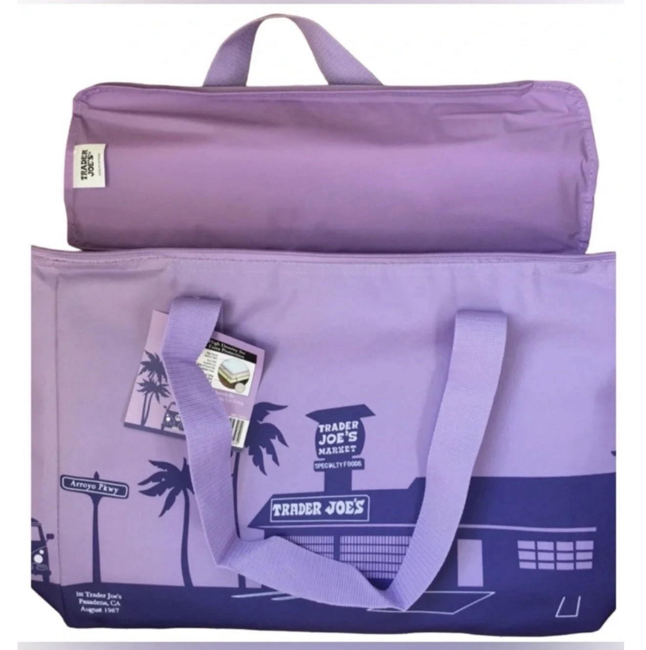 Trader Joe’s NEW SPRING 2026 RELEASE PURPLE RAIN Large Insulated Bag LIMITED gallery