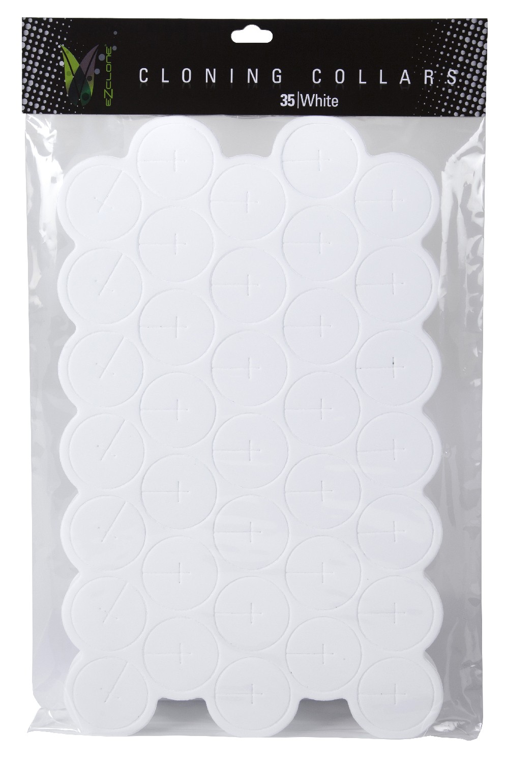 EZ-Clone Colored Cloning Collars, White (35/Bag) gallery