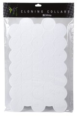 EZ-Clone Colored Cloning Collars, White (35/Bag)
