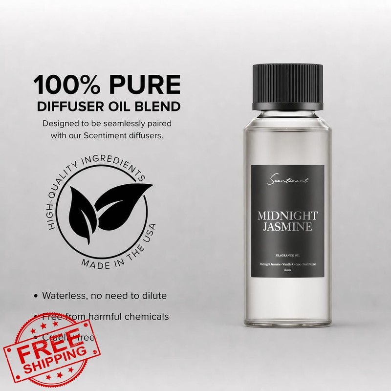 Scentiment Midnight Jasmine Diffuser Oil 4oz gallery