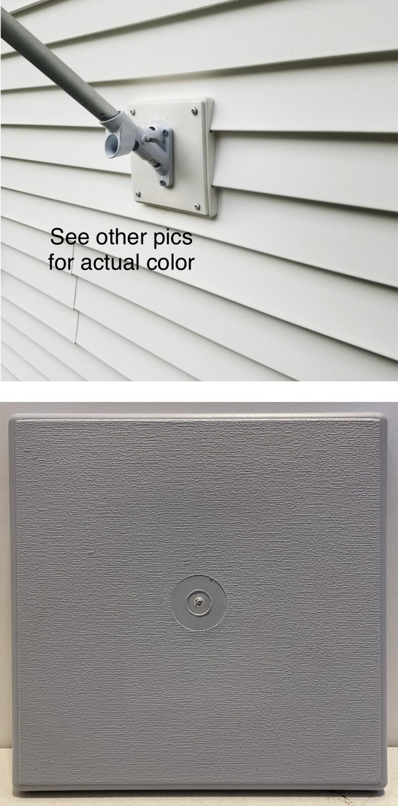 3" Siding EZ Block Vinyl Surface Mount Block Oxford Blue 6-3/4x6-3/4 EZBLK050 EC gallery