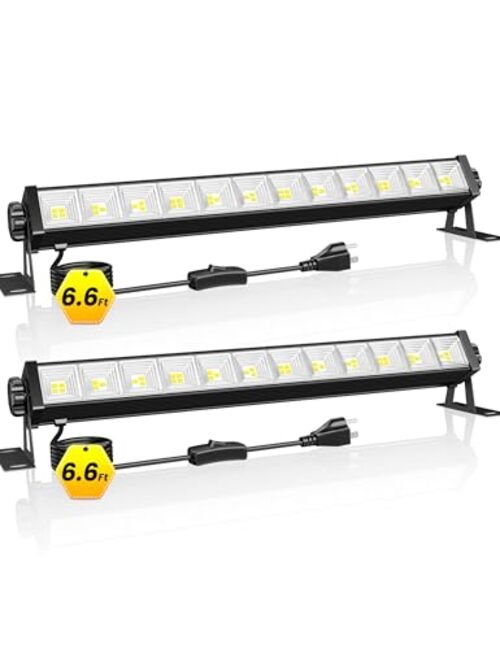 LED Shop Lights, 40W 5400LM Plug in Garage Lights with 6.6FT Long Power 2 Pack gallery
